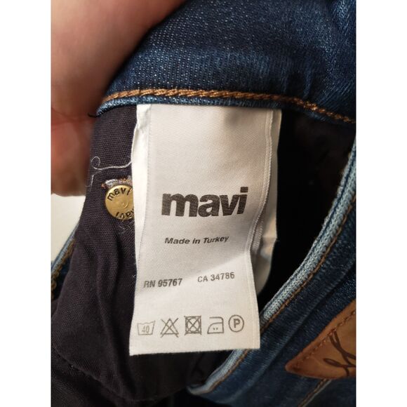 Mavi Womens Jeans Size 27 Dark Wash Tess High Rise Skinny NWT Summer Party Chic - Picture 5 of 6